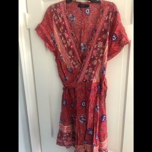 Boho wrap dress